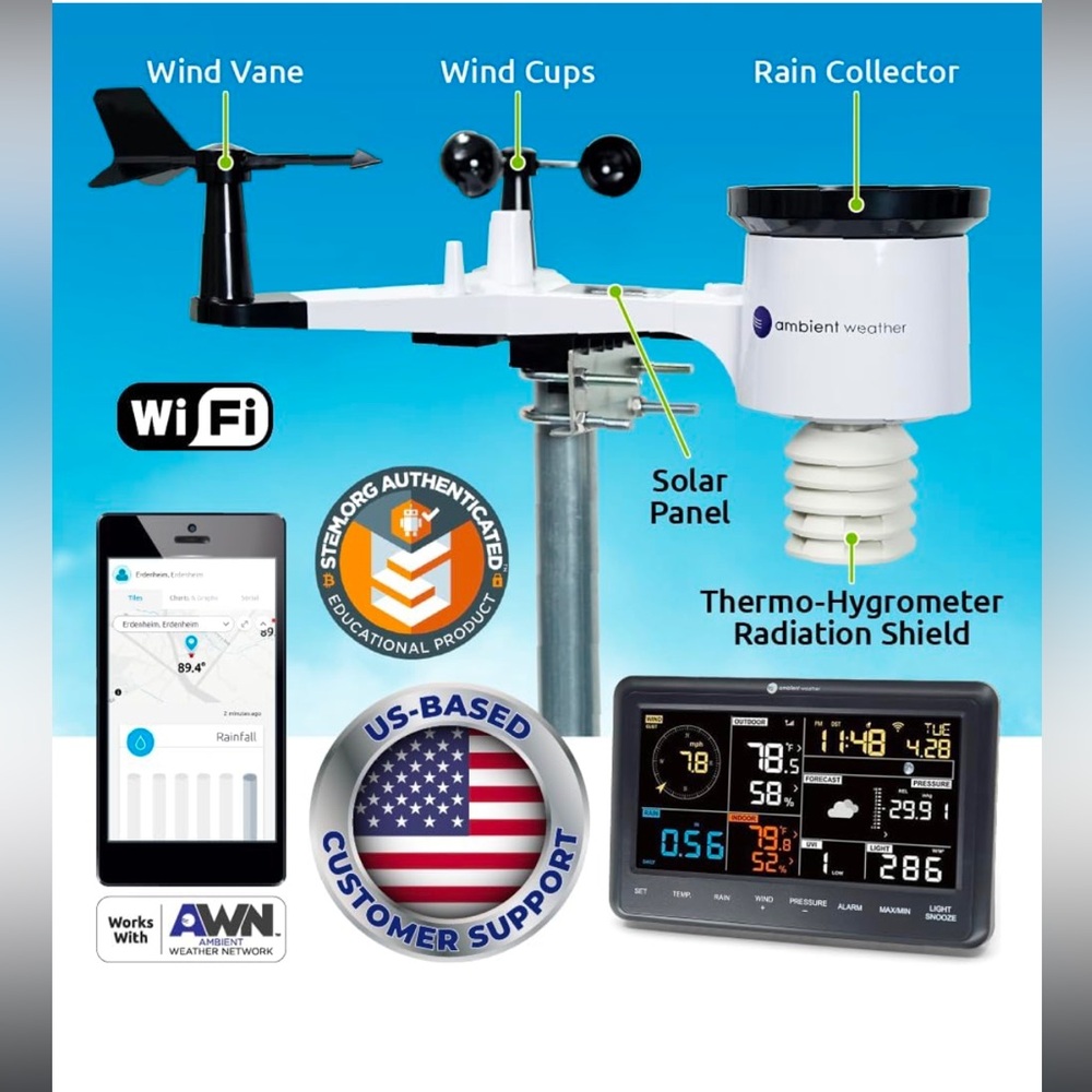 Ambient Weather smart weather station